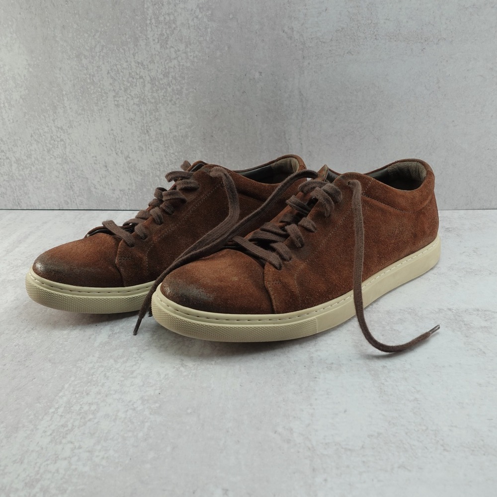 Allen Edmonds Mens Canal Court Brown Suede Leather Sneakers 9 D 57669 Portugal